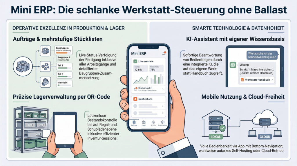 🛠️ Mini ERP: Dein smartes Werkstatt-ERP ohne SAP-Komplexität